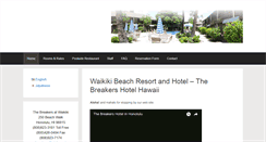Desktop Screenshot of breakers-hawaii.com